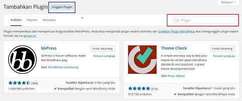 Cara Download Plugin dari Dashboard WP