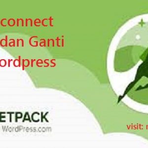 Cara Disconnect Jetpack dan Ganti Akun Wordpress Di Situs Anda