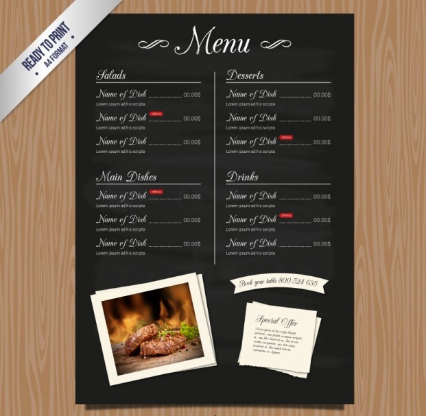 menu list