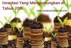 Investasi Yang Menguntungkan Di Tahun 2016